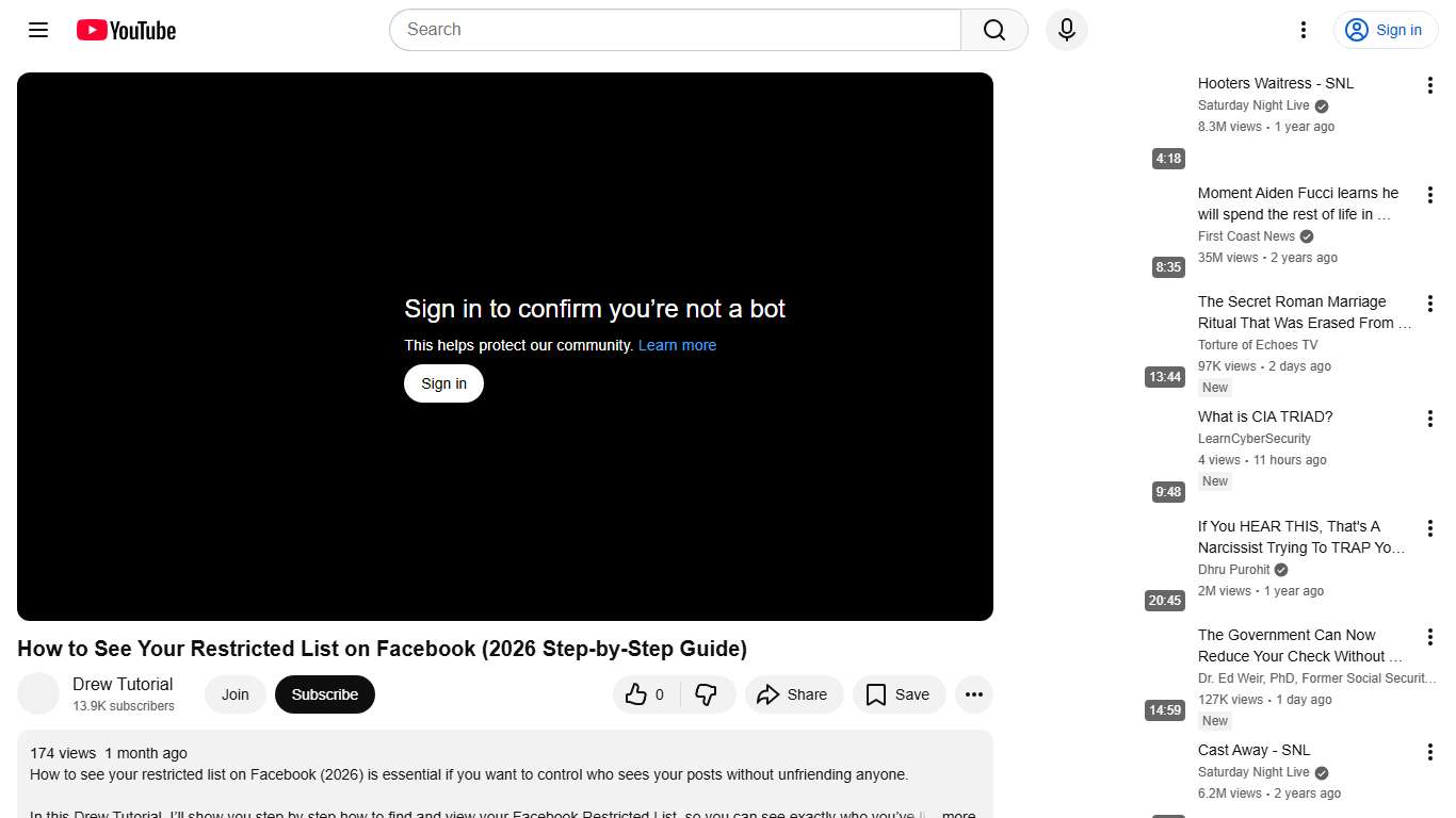 How to See Your Restricted List on Facebook (2026 Step-by-Step Guide) - YouTube